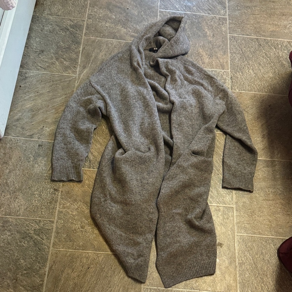 Uniqlo Men's Cardigan Sweater - Brown